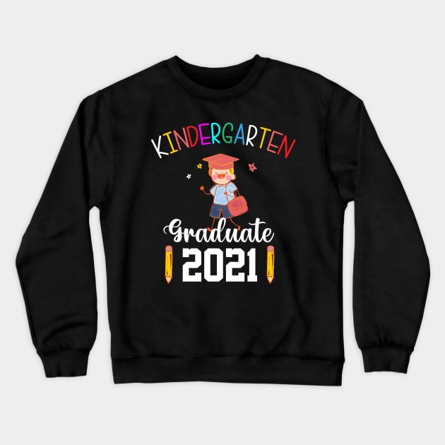 kindergarten graduate 2021 Crewneck Sweatshirt by Rich kid